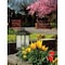 Z-Lite Portland 1 Light Outdoor Pier Mounted Fixture, Oil Rubbed Bronze & Clear Beveled 531PHMS-SQPM-ORB - alternate 2